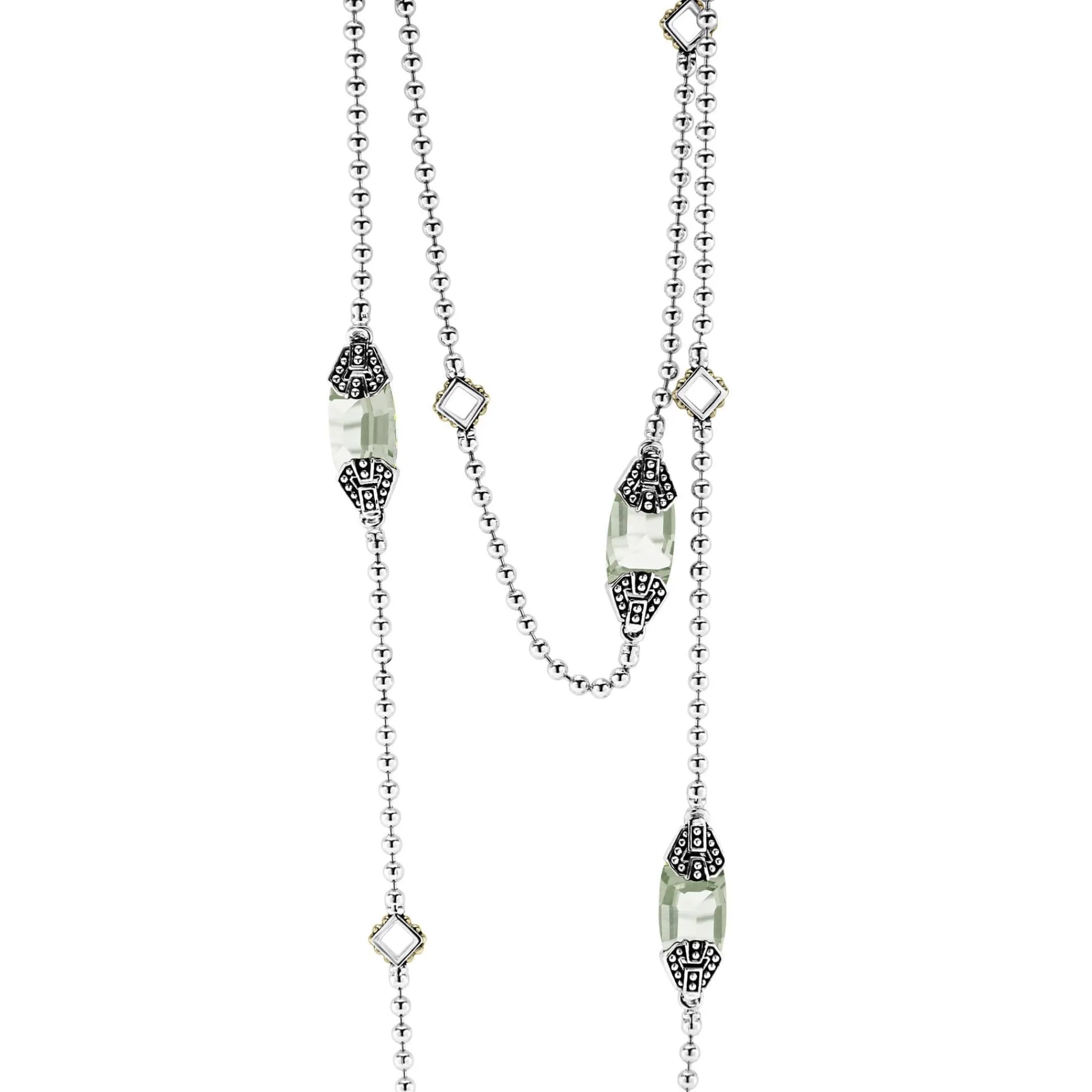 Cheap LAGOS Six Station Prasiolite Necklace