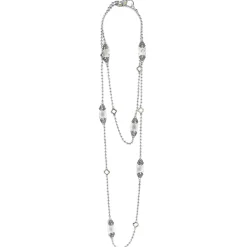 Flash Sale LAGOS Six Station White Topaz Necklace