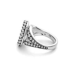 Flash Sale LAGOS Small Caviar Circle Ceramic Ring