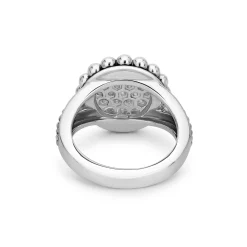 Best Sale LAGOS Small Caviar Circle Diamond Ring