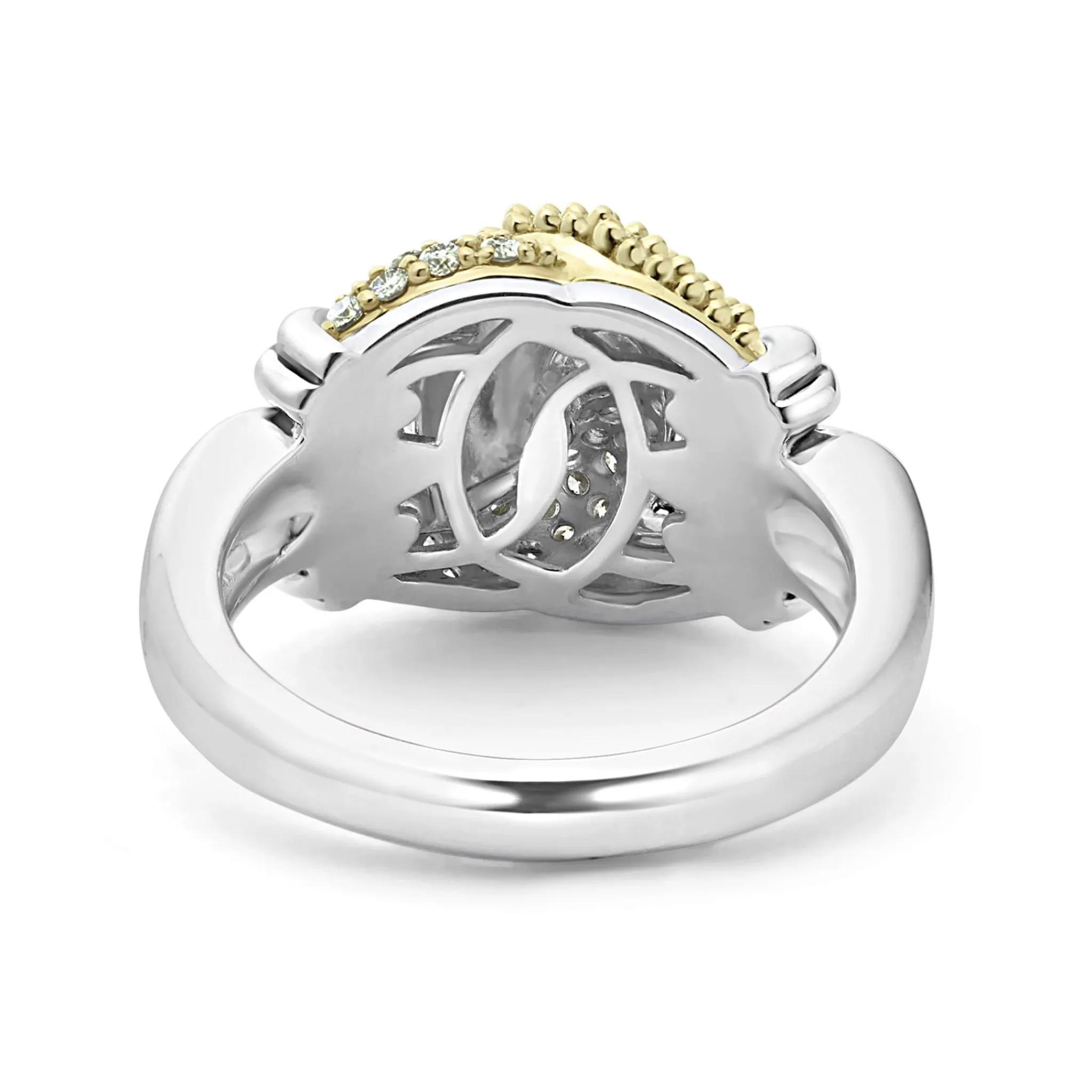 Shop LAGOS Small Caviar Diamond Knot Ring