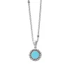 Fashion LAGOS Small Ceramic Circle Pendant Necklace