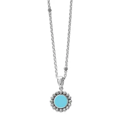 Fashion LAGOS Small Ceramic Circle Pendant Necklace