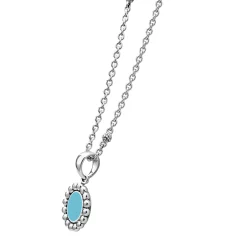 Fashion LAGOS Small Ceramic Circle Pendant Necklace