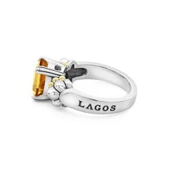 Fashion LAGOS Small Emerald-Cut Citrine Ring