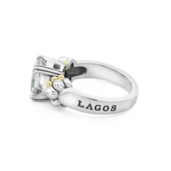 Flash Sale LAGOS Small Emerald-Cut White Topaz Ring