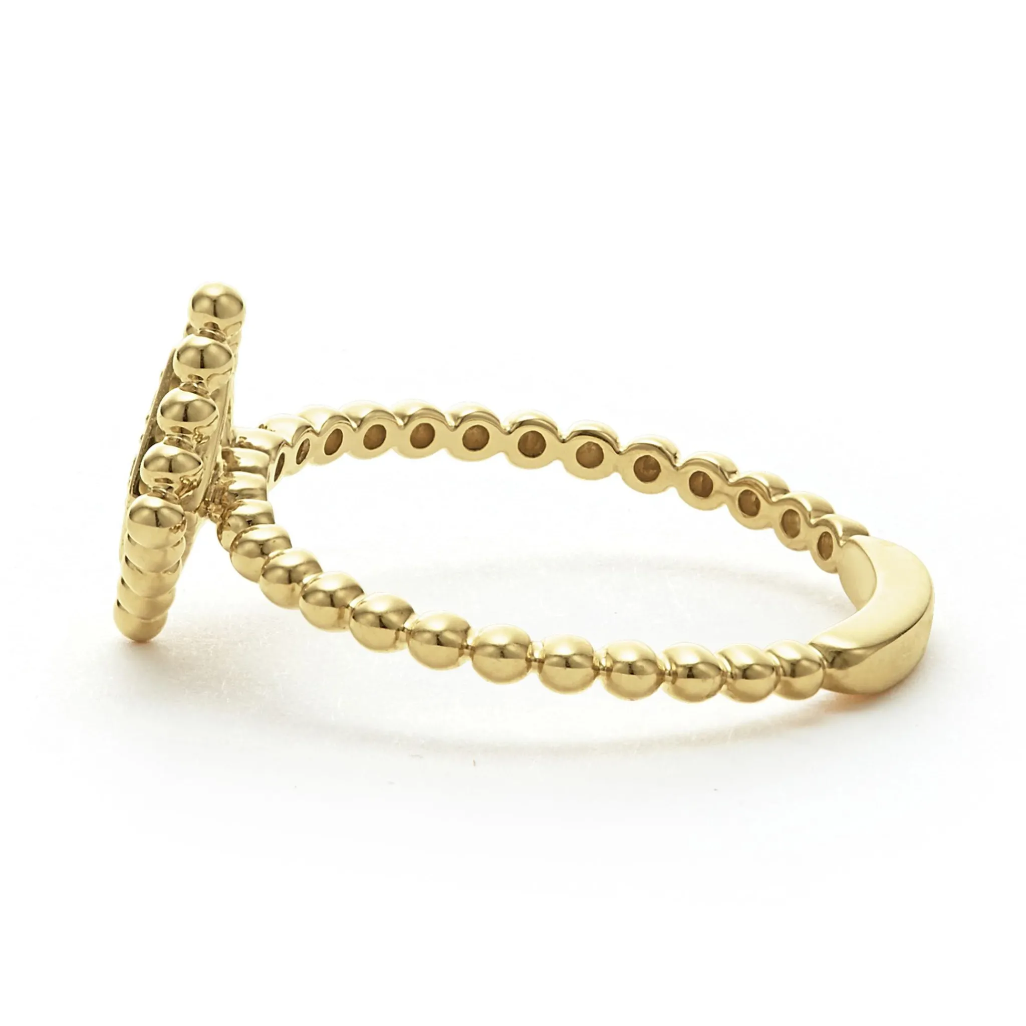 Fashion LAGOS Small 18K Gold Diamond Ring