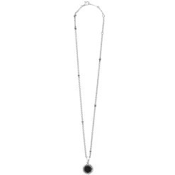 Sale LAGOS Small Onyx Circle Pendant Necklace