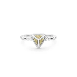 New LAGOS Small Pyramid Caviar Ring