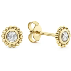 Cheap LAGOS Small Rose Cut Diamond Stud Earrings