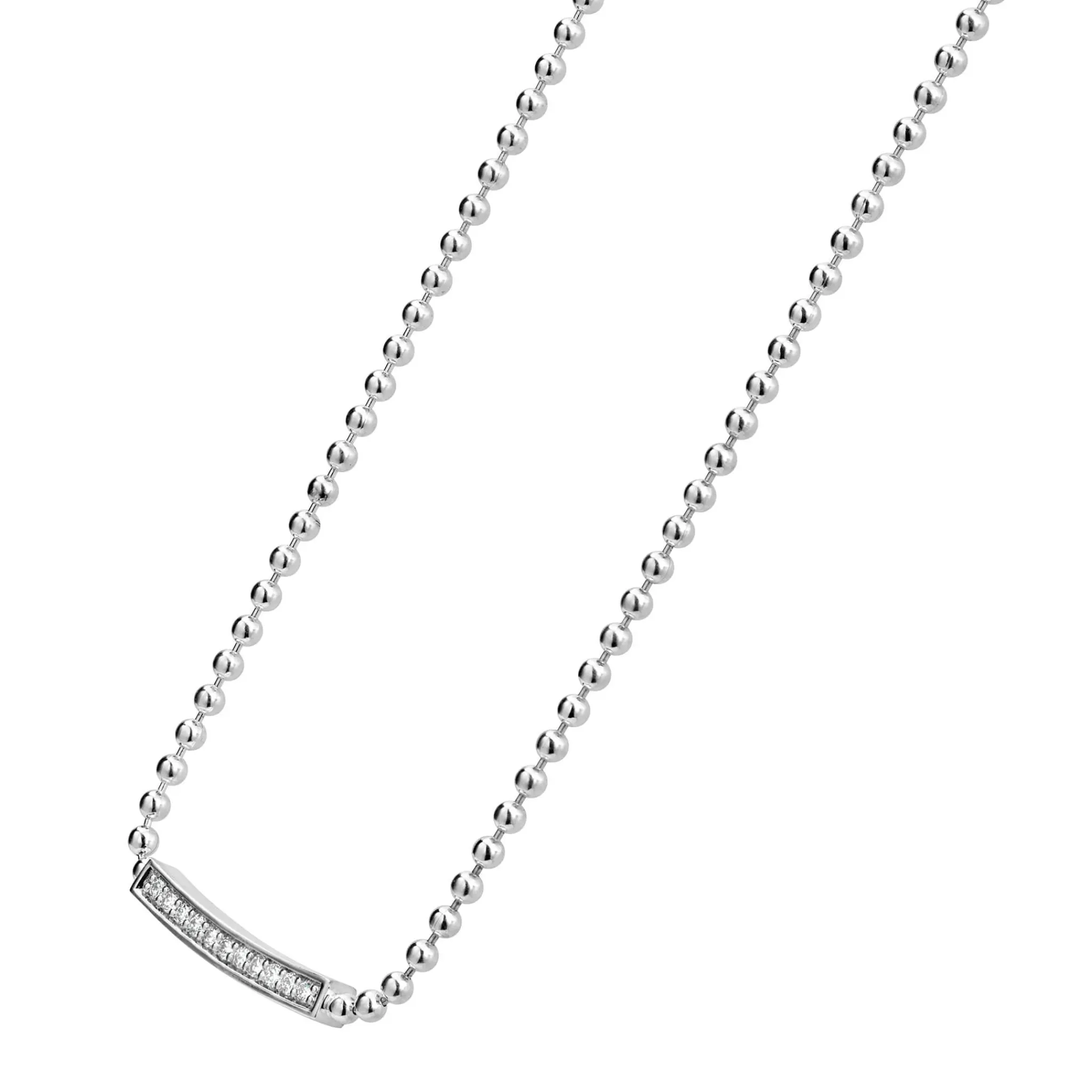 Discount LAGOS Small Station Diamond Beaded Necklace
