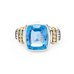 Clearance LAGOS Small Swiss Blue Topaz Statement Ring