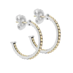 Outlet LAGOS Small Two-Tone Hoop Earrings