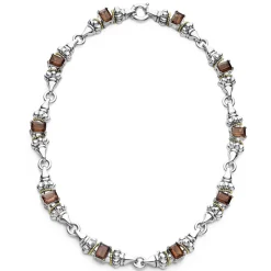 Store LAGOS Smokey Quartz Caviar Necklace