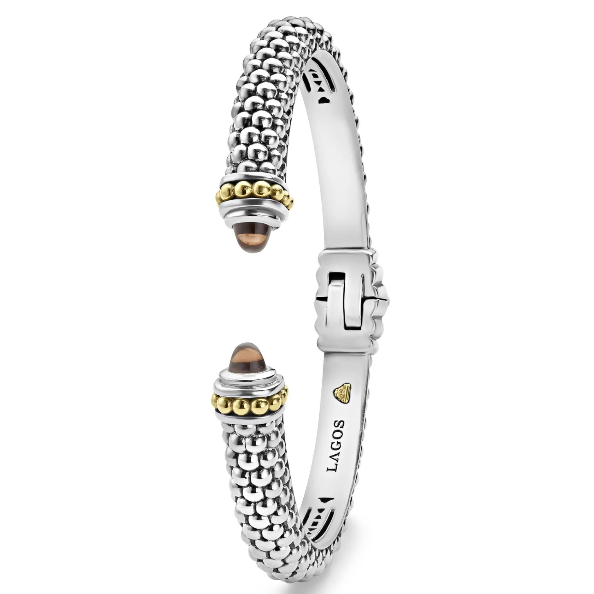 Shop LAGOS Smokey Quartz Gemstone Cuff Bracelet