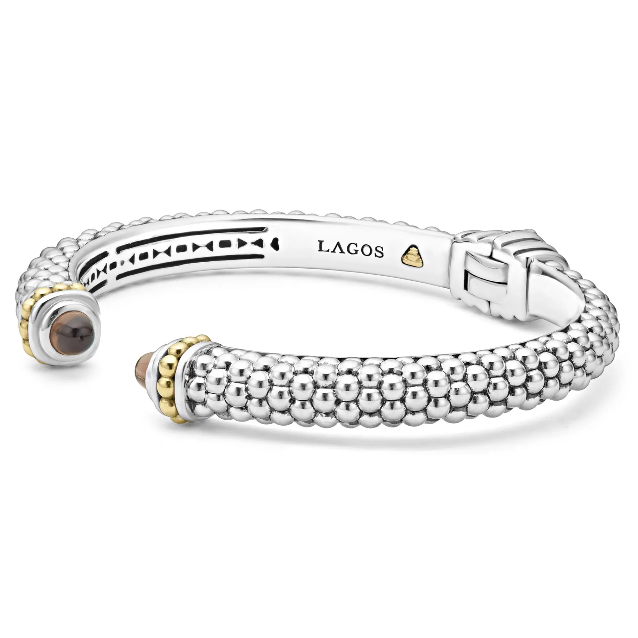 Shop LAGOS Smokey Quartz Gemstone Cuff Bracelet
