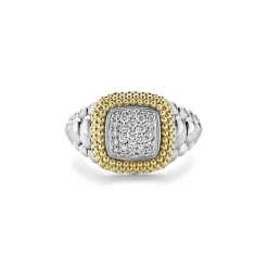 Cheap LAGOS Square Diamond Statement Ring