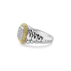 Cheap LAGOS Square Diamond Statement Ring