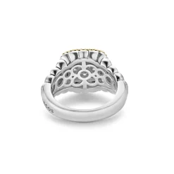 Cheap LAGOS Square Diamond Statement Ring