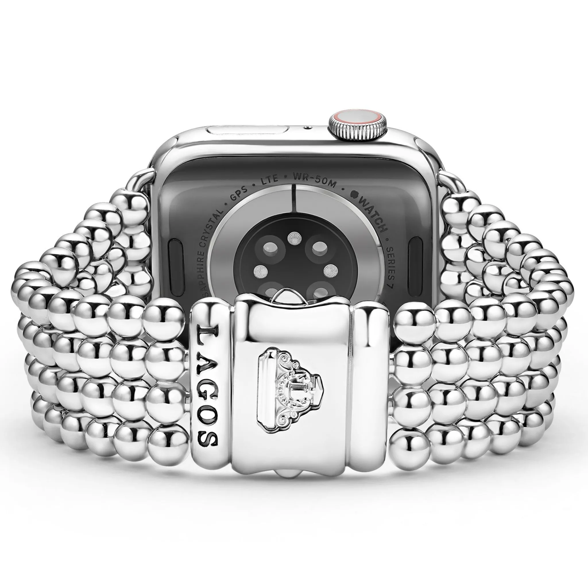 Online LAGOS Stainless Steel Infinite Caviar Beaded Watch Bracelet - 38-45Mm