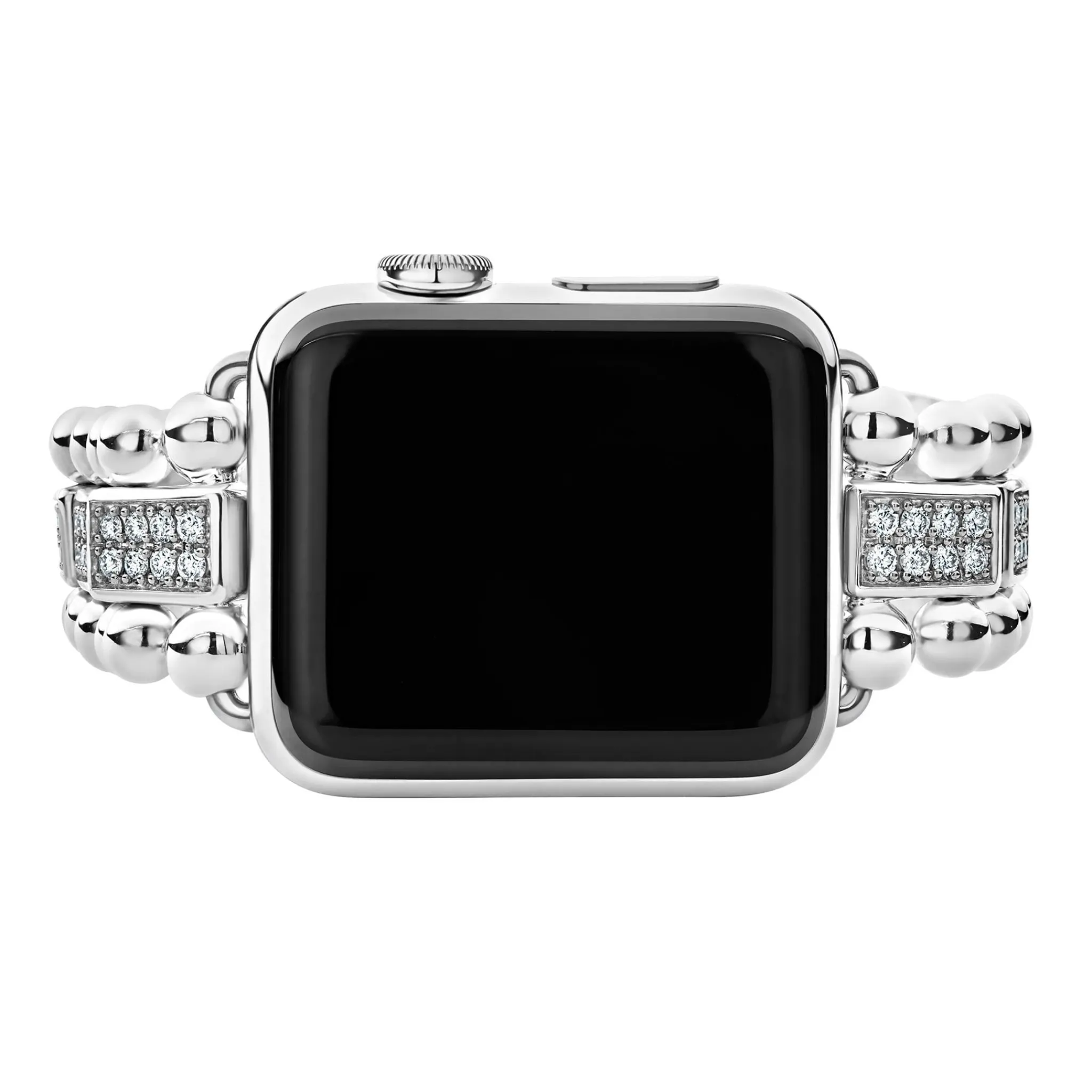 Clearance LAGOS Sterling Silver Full Diamond Watch Bracelet-38-45Mm