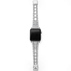 Discount LAGOS Sterling Silver Half Diamond Watch Bracelet-42-49Mm