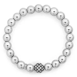 Shop LAGOS Stretch Silver Bead Bracelet