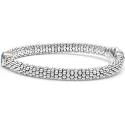 Sale LAGOS Swiss Blue Topaz Caviar Bracelet | 6Mm