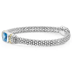 Best LAGOS Swiss Blue Topaz Caviar Bracelet | 6Mm