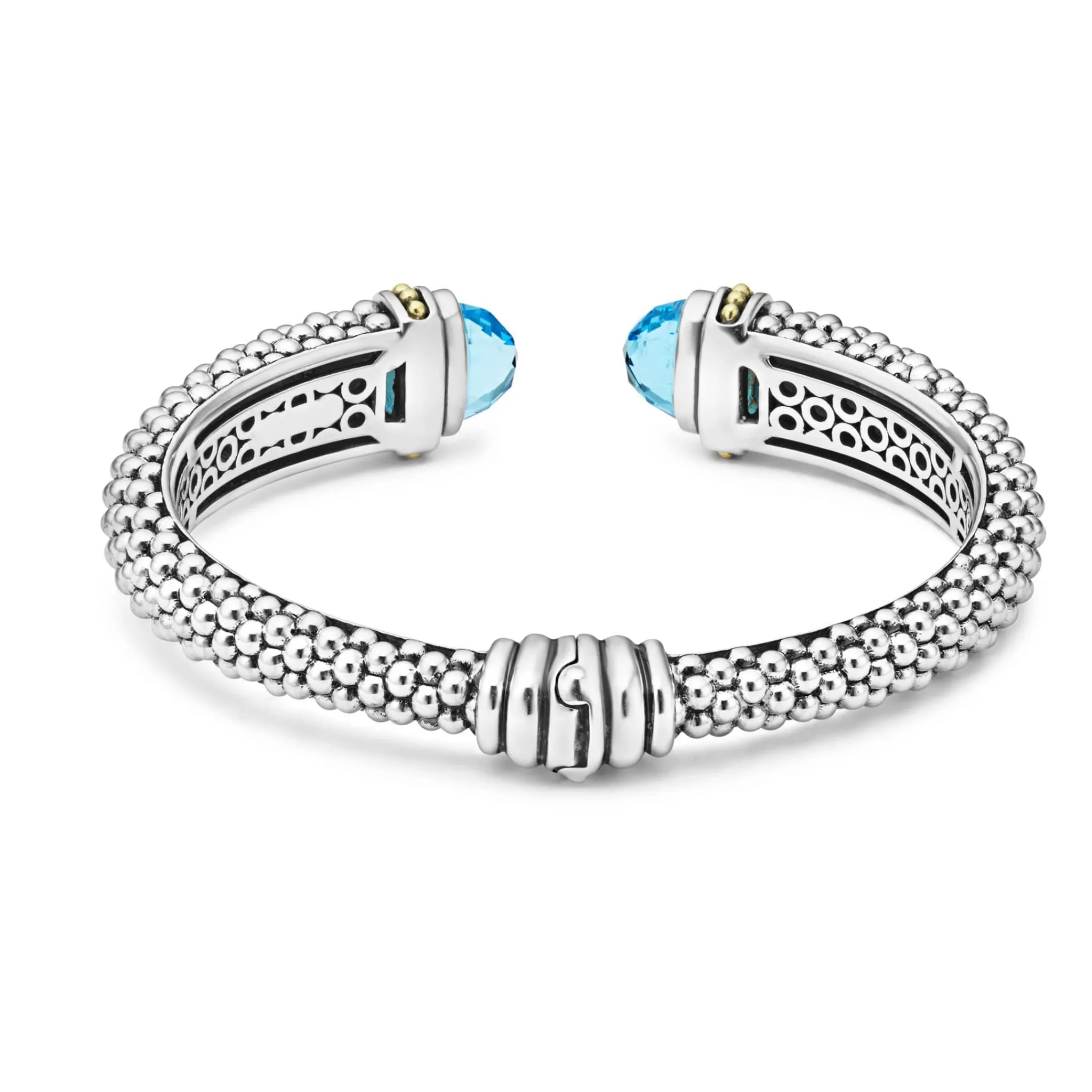 Best Sale LAGOS Swiss Blue Topaz Cuff Bracelet | 12Mm