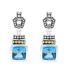 Best Sale LAGOS Swiss Blue Topaz Drop Earrings