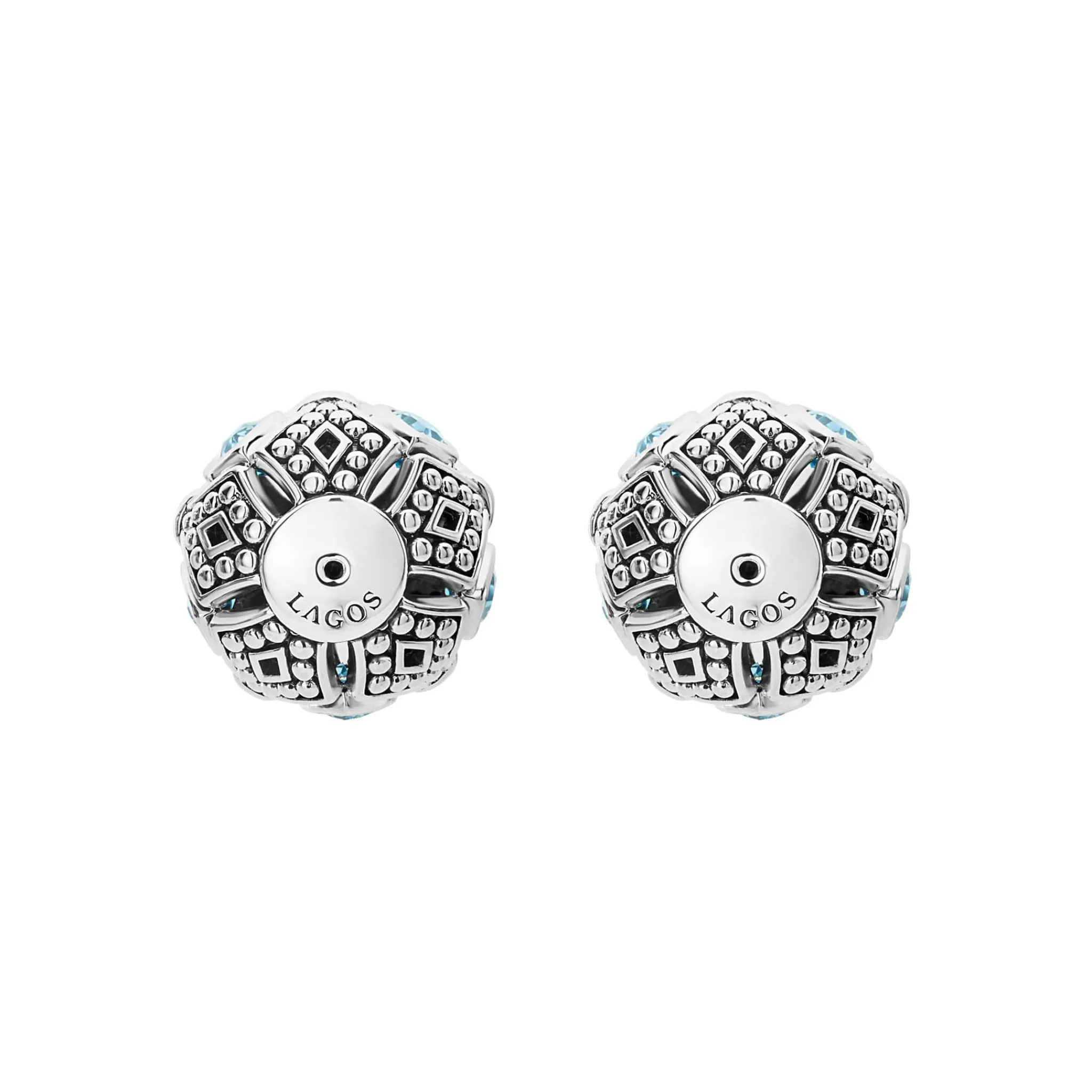 Online LAGOS Swiss Blue Topaz Earring Backs
