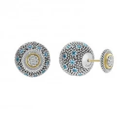 Outlet LAGOS Swiss Blue Topaz Earring Backs