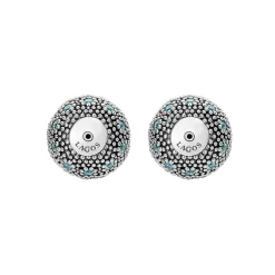 Fashion LAGOS Swiss Blue Topaz Earring Backs