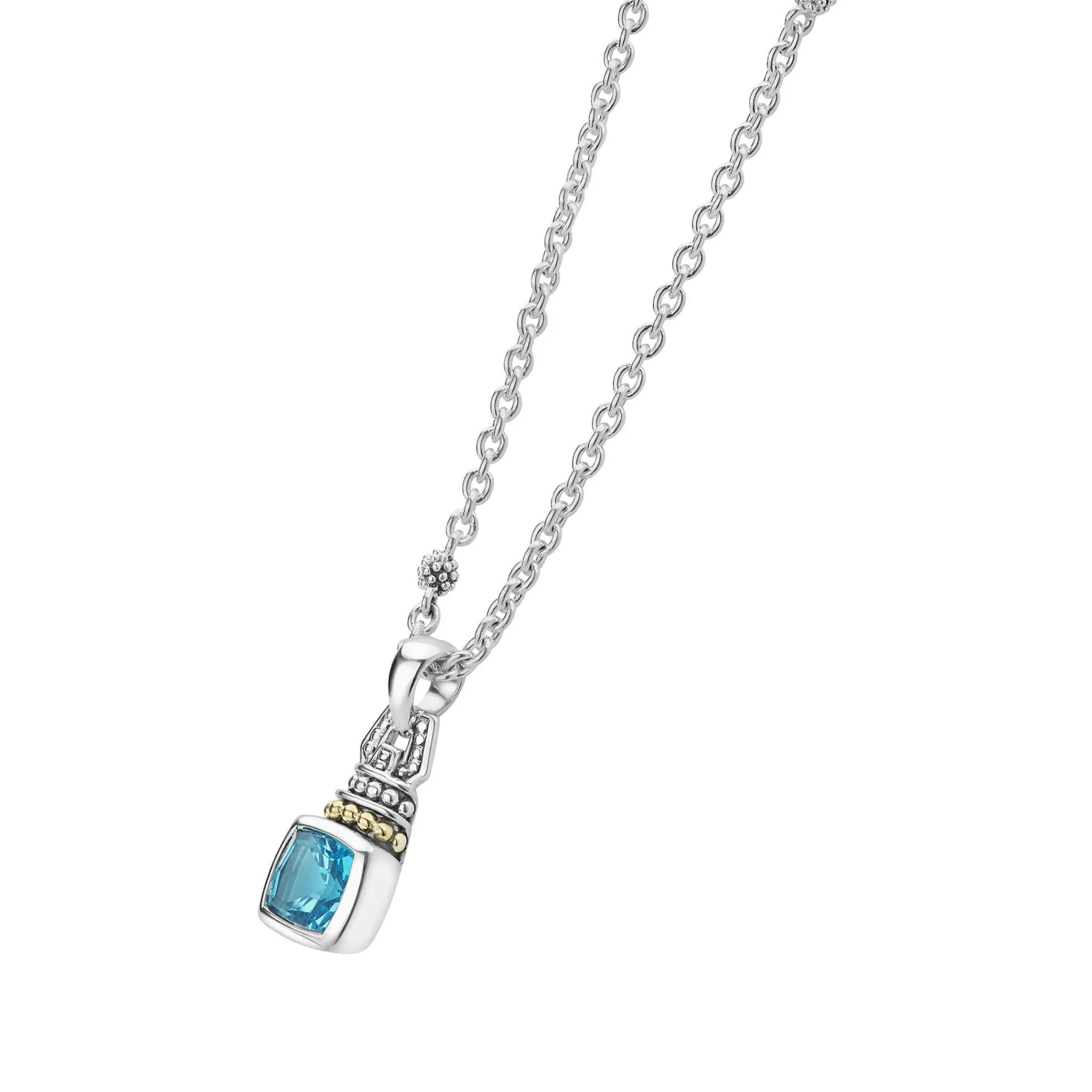 Best Sale LAGOS Swiss Blue Topaz Pendant Necklace