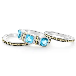 Best LAGOS Swiss Blue Topaz Stacking Rings