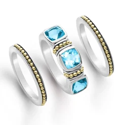 Best LAGOS Swiss Blue Topaz Stacking Rings