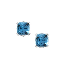 Cheap LAGOS Swiss Blue Topaz Stud Earrings