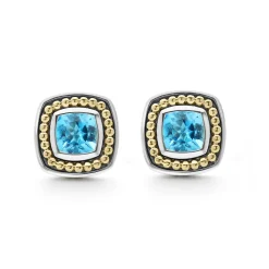 Store LAGOS Swiss Blue Topaz Stud Earrings