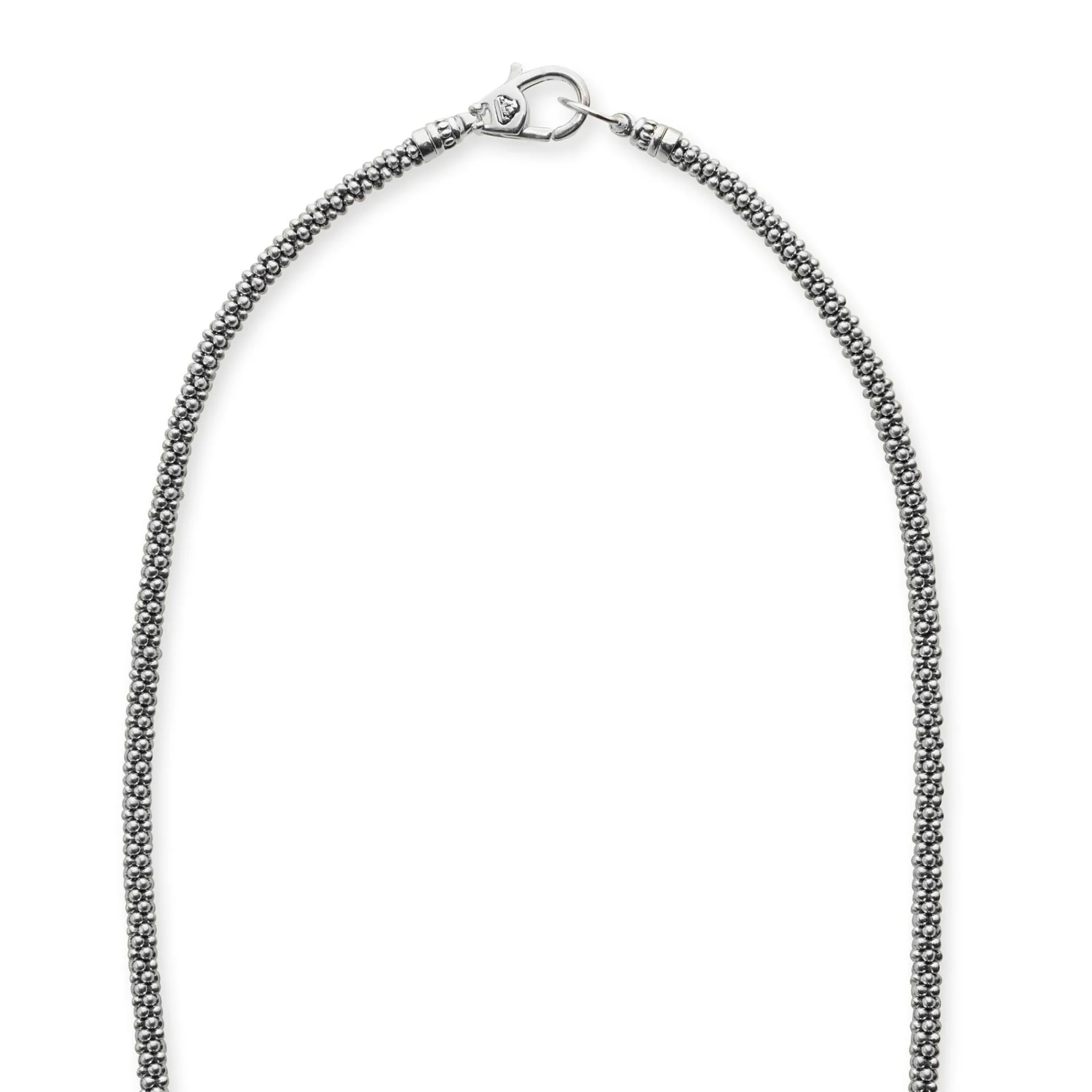 Best LAGOS Tahitian Black Pearl Diamond Caviar Necklace