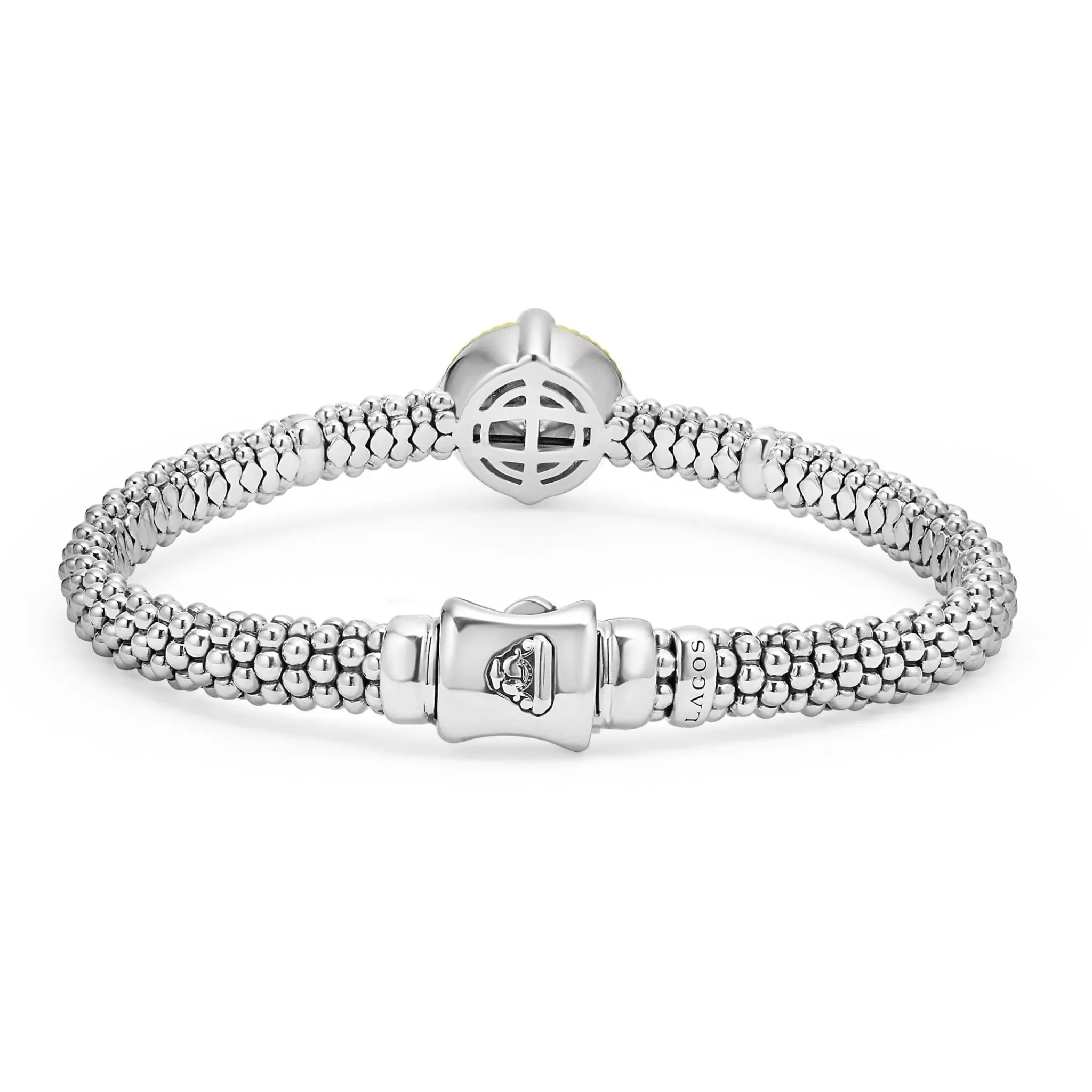 Store LAGOS Tahitian Black Pearl Diamond Caviar Bracelet | 6Mm