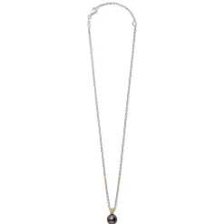 Flash Sale LAGOS Tahitian Black Pearl Pendant Necklace