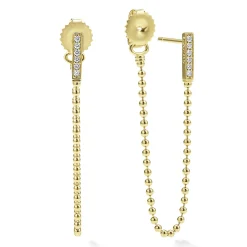 Store LAGOS The Drop 18K Gold And Diamond Drop Earrings
