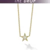 New LAGOS The Drop 18K Gold And Diamond Star Chain Necklace
