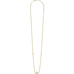 New LAGOS The Drop 18K Gold And Diamond Star Chain Necklace