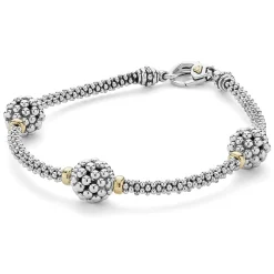 Best LAGOS Three Station Caviar Beaded Bracelet