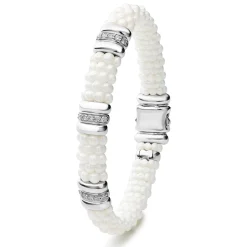 Discount LAGOS Three Station Ceramic Diamond Bracelet | 9Mm