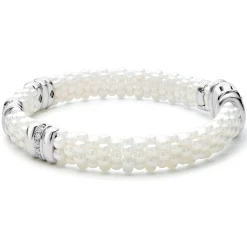 Discount LAGOS Three Station Ceramic Diamond Bracelet | 9Mm