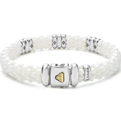 Discount LAGOS Three Station Ceramic Diamond Bracelet | 9Mm