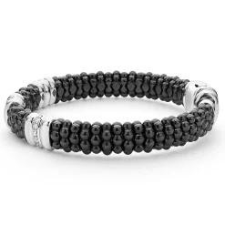 Cheap LAGOS Three Station Ceramic Diamond Bracelet | 9Mm